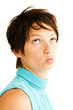 gespitzte Lippen