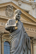 Sacred Peter's statue in Vatican