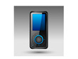 Portable media player editable vector file Portable media player editable vector file