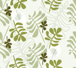 Vector: Herbal seamless background Herbal seamless background