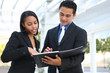 Diverse Business Team at Office Building