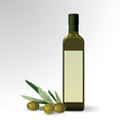 vector illustration of olive oil bottle vector illustration of olive oil bottle