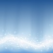 Pale blue defocused lights, light dots, bokeh effect