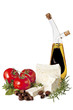 Feta, Tomatoes, Olives, Herbs and Oil