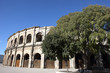 arènes face au soleil