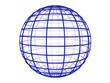Wireframe sphere