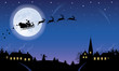 Christmas night.