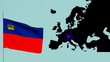 Lichtensten bandiera Europea