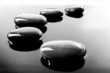 pebbles in water