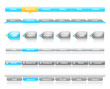 Blue Web Navigation Templates
