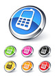 icône téléphone portable, communication icône téléphone portable, communication