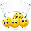 Smiley balls at the meeting