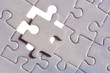 Photo: Puzzle with one piece missing Puzzle with one piece missing