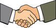 Vektor: Handshake Handshake