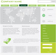 Editable website template