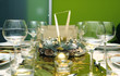 Luxury celebration table setting
