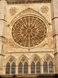 Detalle fachada catedral de León