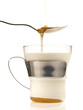 Heisse Milch mit Honig