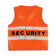 warnweste neonorange security I