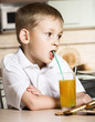 Child with juice