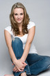 Casual Woman Smiling