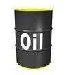 Illustration: 3D illustration of an oil barrel 3D illustration of an oil barrel