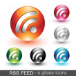RSS FEED Icons Set RSS FEED Icons Set
