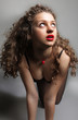 The beautiful girl trusts in love