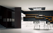 Küche Innenaufnahme 3d render