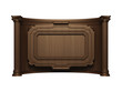 Wood frame with column Wood frame with column
