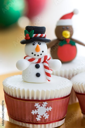 Photo: Christmas cupcakes Christmas cupcakes
