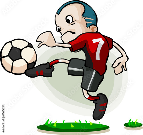 soccer player cartoon. Soccer Player Cartoon
