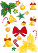 Vector: Christmas icons Christmas icons