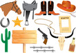 Attributes of cowboys .West elements Attributes of cowboys .West elements