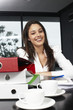 Smiling business woman