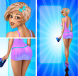 glamour girl inviting glamour girl inviting