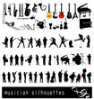 music silhouettes collection 2