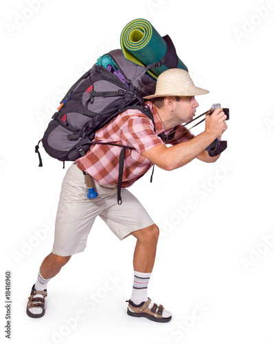 Photo: tourist with camera tourist with camera