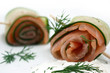 Lachs mit Zucchini Gurke