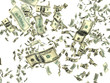 Money on white