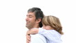 Video: Close-up of father giving son piggyback ride Close-up of father giving son piggyback ride