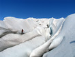Sobre el glaciar de Groenlandia
