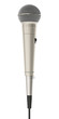 Profile of microphone isolated on white + clipping path.
