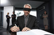 Businessman signing a contract