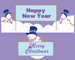 Set of Snowman for design by New Year and Christmas Set of Snowman for design by New Year and Christmas