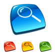 Magnifier icons, buttons