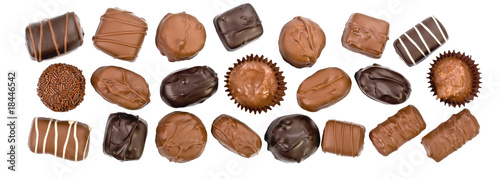Photo: chocolate candy panorama chocolate candy panorama