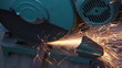 Sawing metal