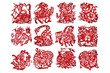 Chinese scissor-cut -chinese zodiac Chinese scissor-cut -chinese zodiac