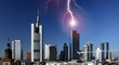 Foto: Blitzeinschlag in Frankfurt Blitzeinschlag in Frankfurt